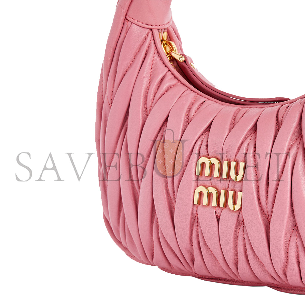 M1v M1v wander matelassÉ leather top-handle bag 5bc125 (20*17*6cm)